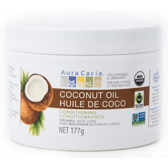 Picture of AURA CACIA ORGANIC COCONUT OIL 177GR