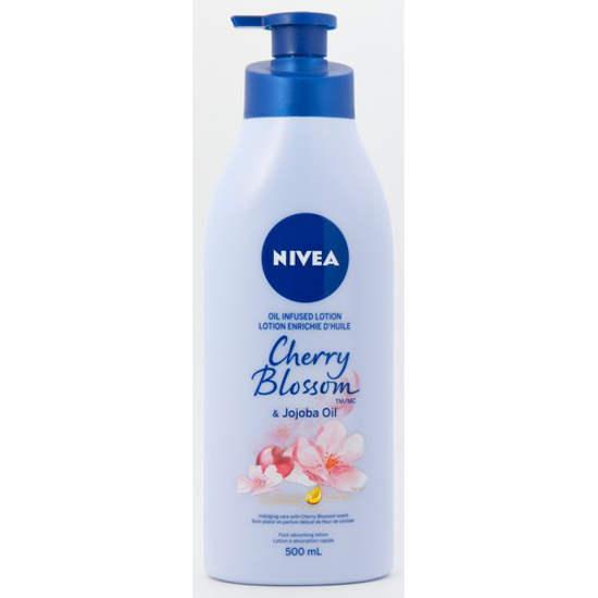 Picture of NIVEA LOT OIL INF CHERRY BLOSSOM and JOJOBA 500ML