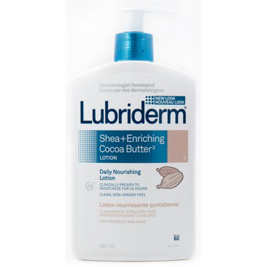 Picture of LUBRIDERM NUTR SHEAandCOCOA BUTTER 480ML