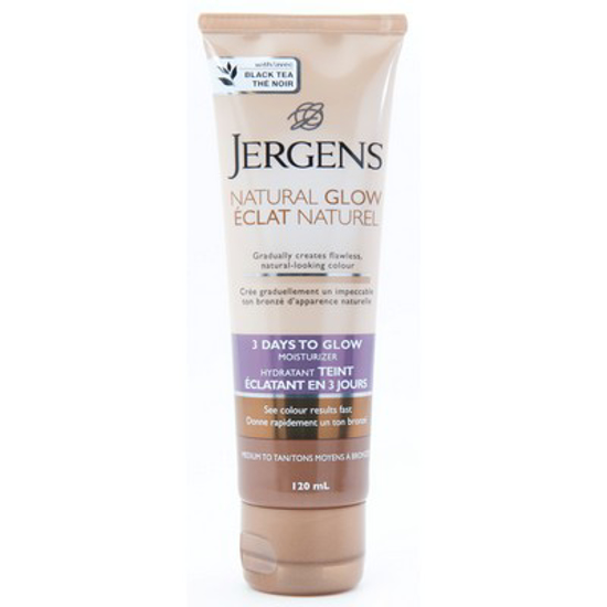 Picture of JERGENS NATURAL GLOW 3DAYS MED/TAN 120ML