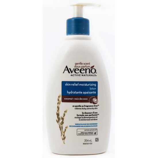 Picture of AVEENO SKIN RELIEF GENTLE SCENT LOTION - COCONUT 354ML