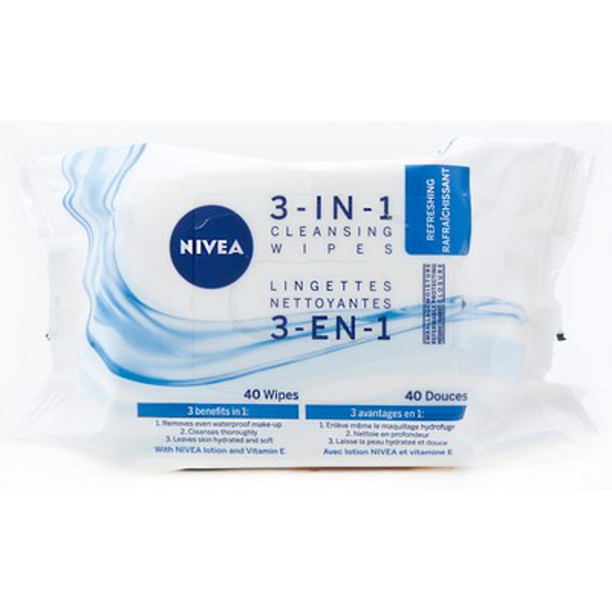 Picture of NIVEA REFRESHING 3-IN-1 CLEANSING WIPES 40S