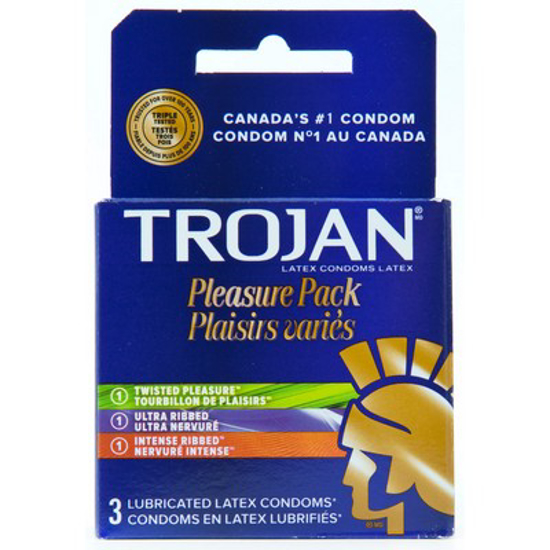 Picture of TROJAN PLEASURE PK LUBRICATED 3