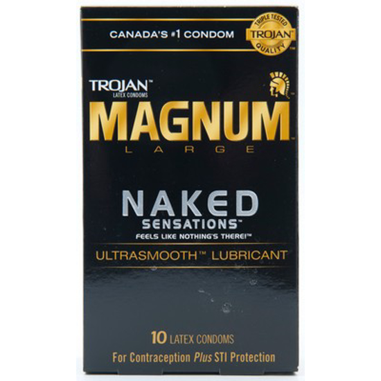 Picture of TROJAN MAGNUM NAKED SENSATIONS CONDOM 10