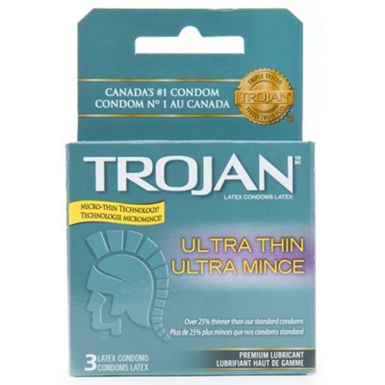 Picture of TROJAN ULTRA THIN LUBRICATED 3