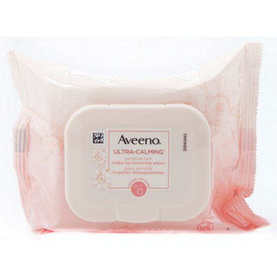 Picture of AVEENO ULTRA-CALMING MAKEUP REMOVER WIPES 25