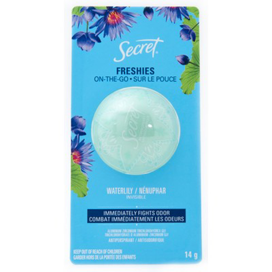 Picture of SECRET INVISIBLE SOLID BALL FRESHIES - COOL WATERLILY 14GR