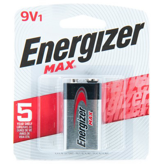 Picture of ENERGIZER BATTTERY 9V MAX 522BP