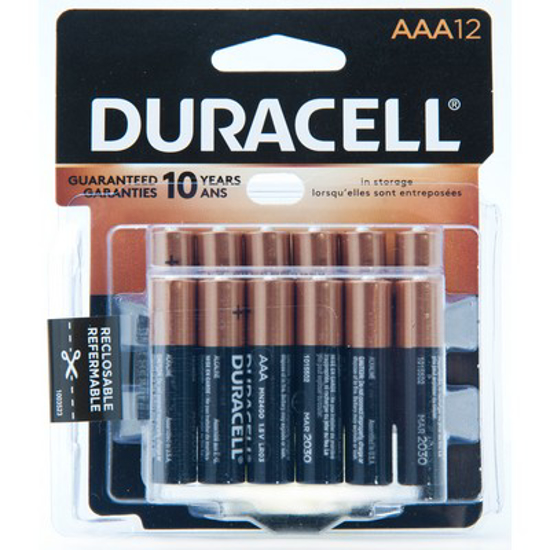 Picture of DURACELL COPPERTOP BATTERIES AAA 12