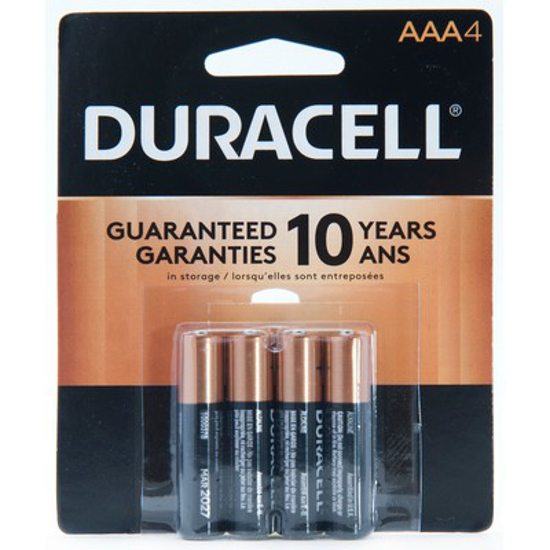 Picture of DURACELL BATTERY ALKALINE AAA #MN2400B4Z