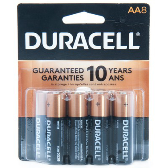 Picture of DURACELL  ALK AA 8 #MN1500B8Z