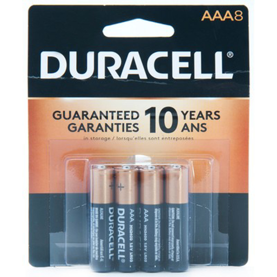 Picture of DURACELL COPPERTOP AAA 8