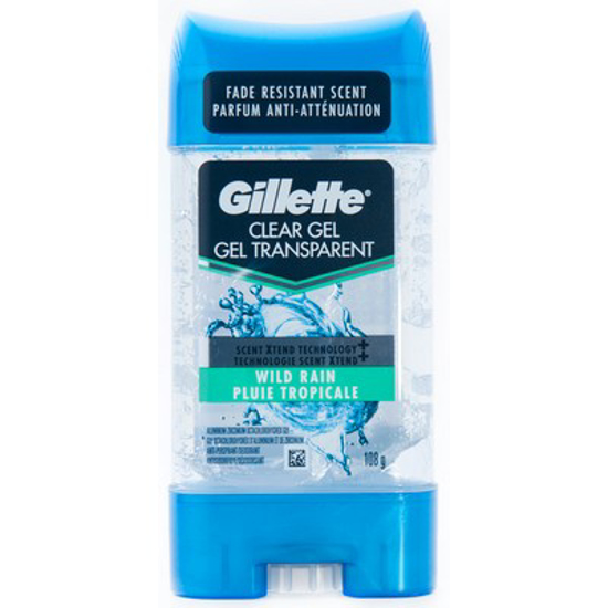 Picture of GILLETTE CLEAR GEL DEOD WILD RAIN 108G