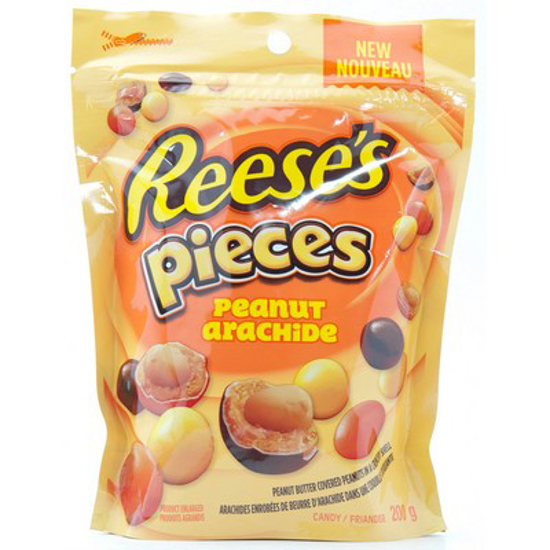 Picture of REESES PIECES PEANUT POUCH 200GR