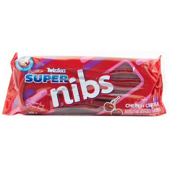 Picture of TWIZZLERS PARTY SUPER NIBS CHERRY 400G