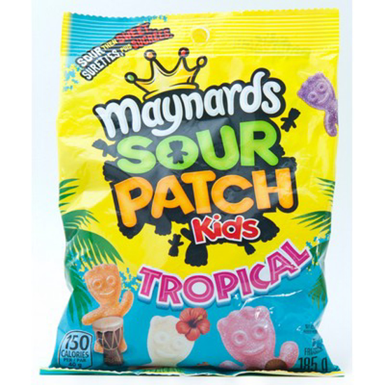 Picture of MAYNARDS SOUR PATCH KIDS - TROPICAL 185GR