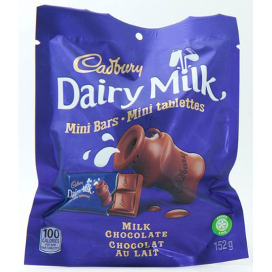 Picture of CADBURY DAIRY MILK MINI BARS 152GR