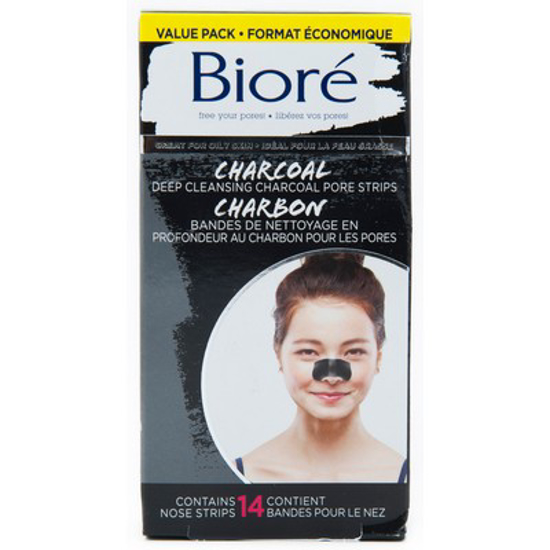 Picture of BIORE DEEP CLEANSING CHARCOAL PORE STRIP VALUE PACK 14S