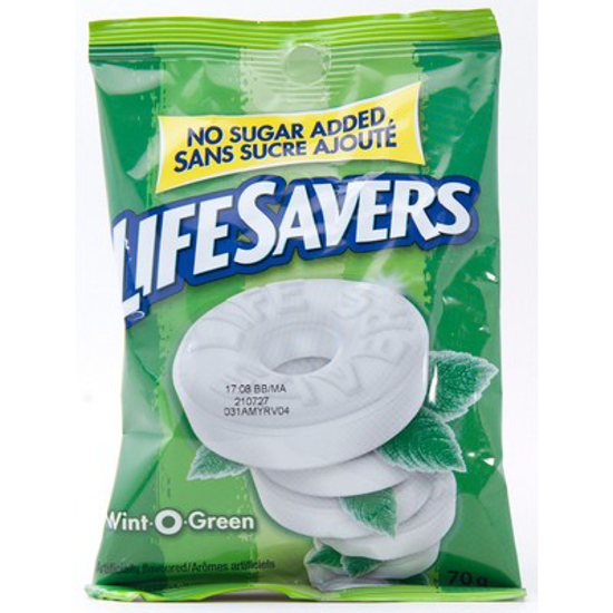 Picture of LIFESAVERS WINT O GREEN NSA 70G