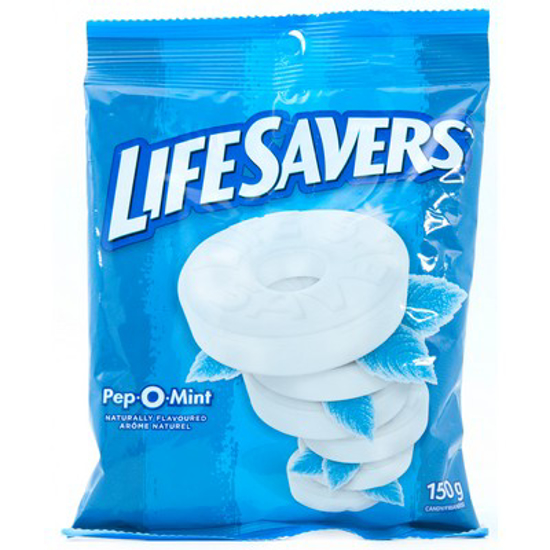 Picture of LIFESAVERS PEP O MINT BAG 150G