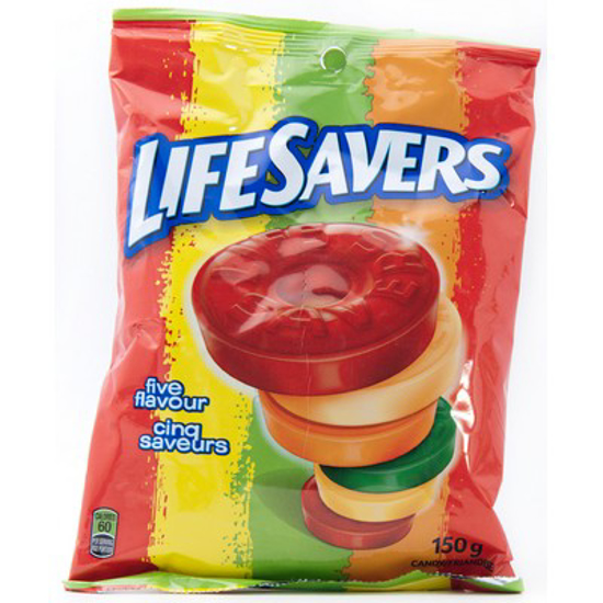 Picture of LIFESAVERS 5 FLAVORS BAG 150G