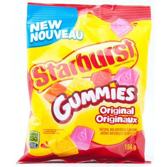 Picture of STARBURST GUMMIES - ORIGINAL 164GR