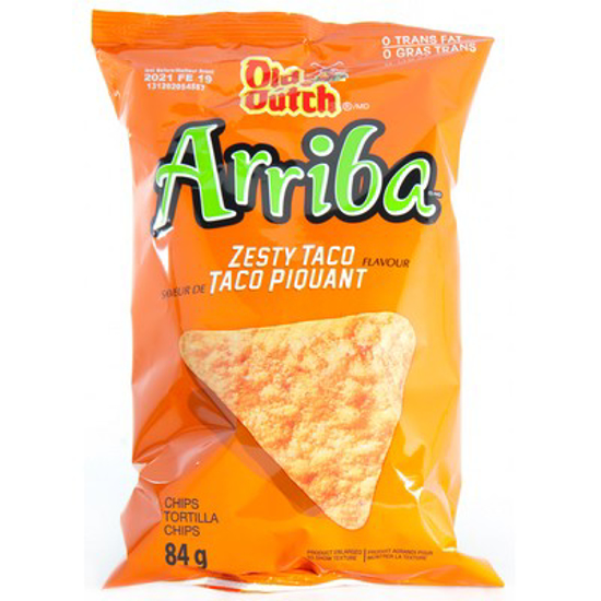 Picture of ARRIBA TORTILLA ZESTY TACO 84GR