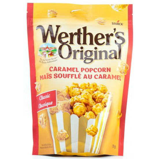 Picture of WERTHERS ORIGINAL CARAMEL POPCORN 170GR