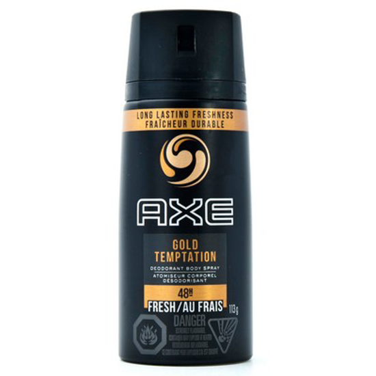 Picture of *AXE BODY SPRAY - GOLD TEMPTATION 113GR