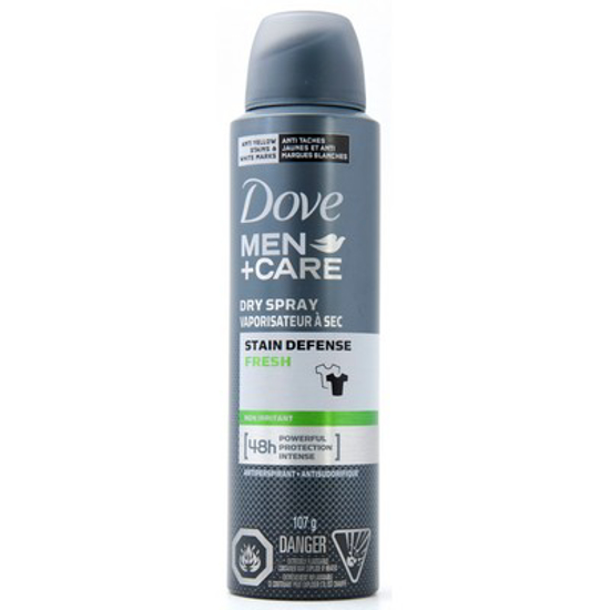 Picture of DOVE MEN+CARE STAIN DEFENSE FRESH DRY SPRAY 107GR