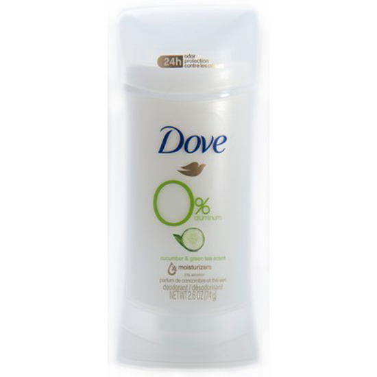 Picture of *DOVE ALUMINUM FREE DEODORANT - CUCUMBER + GREEN TEA 74GR