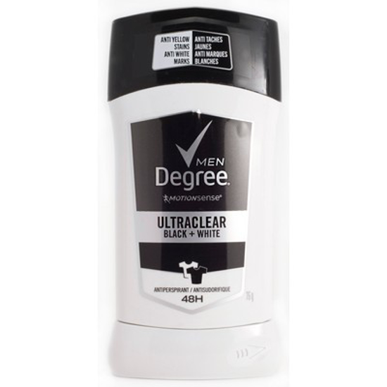 Picture of DEGREE FOR MEN BLACK + WHITE ANTIPERSPIRANT 76GR