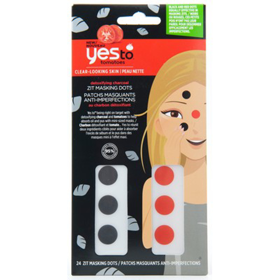 Picture of YES TO TOMATOES DETOX CHARCOAL ZIT ZAPPING DOTS 24