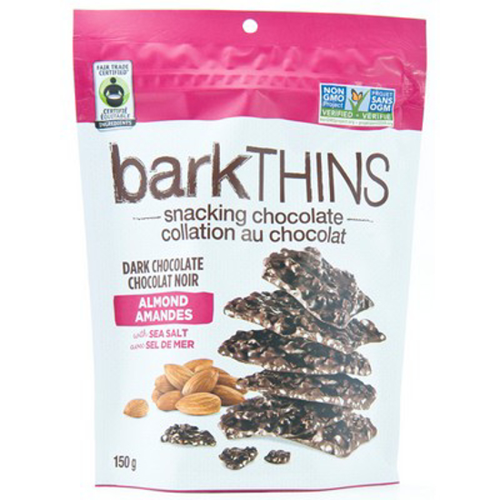 Picture of BARKTHINS DARK CHOCOLATE - ALMOND 150GR