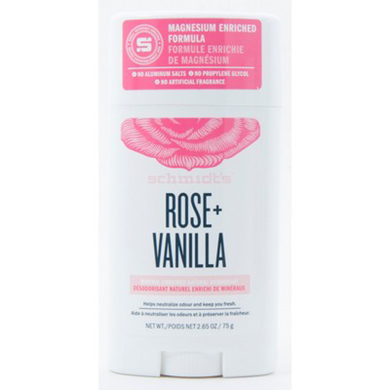 Picture of *SCHMIDT'S ROSE + VANILLA DEODORANT STICK 75GR