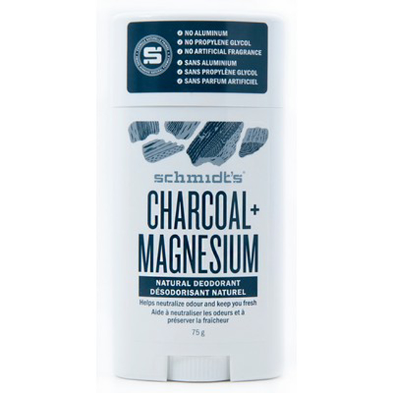 Picture of *SCHMIDT'S CHARCOAL + MAGNESIUM DEODORANT STICK 75GR